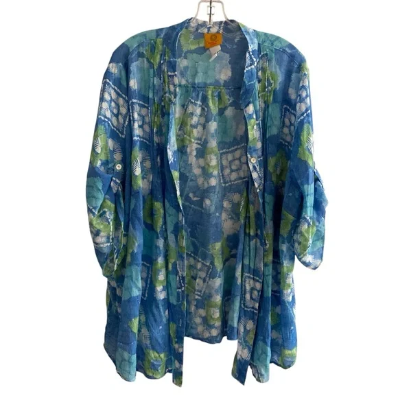 Ruby Rd. | Colorful Button-Up Blouse - Picture 7 of 14